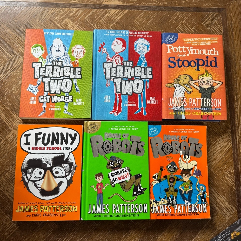 The Terrible Two and James Patterson Books